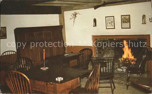 Sudbury Massachusetts Old Bar Room Longfellows Wayside Inn  Kat. Sudbury