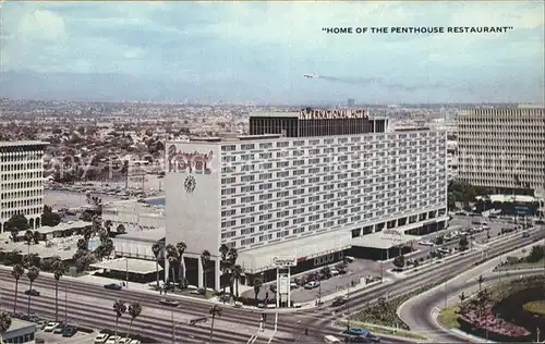 Los Angeles California Home of the Penthouse Restaurant International Hotel Kat. Los Angeles