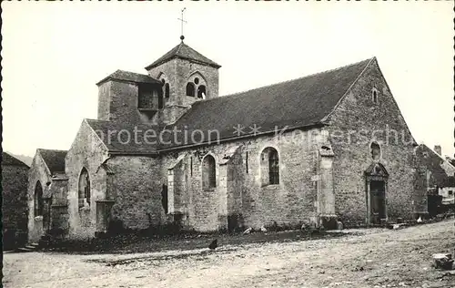 Boux sous Salmaise Eglise face ouest Kat. Boux sous Salmaise