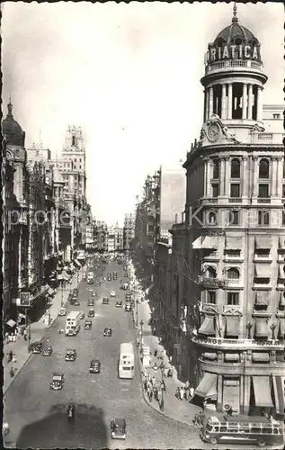 Madrid Spain Avenue Jose Antonio Kat. Madrid