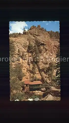 Colorado Springs Incline Cable Car stairway Eagles Nest Seven Falls South Cheyenne  Kat. Colorado Springs