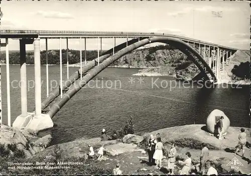 Stenungsund Tjoernbroleden Bron Askeroefjorden Nordstroemska Minnesstenen Kat. Stenungsund