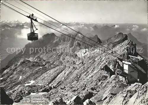 Schwaegalp Saentis Schwebebahn Glarneralpen Kat. Schwaegalp