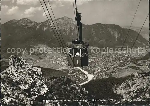 Bad Reichenhall Predigtstuhlbahn  Kat. Bad Reichenhall