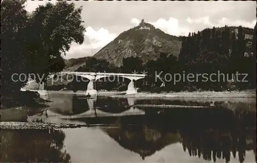 Bad Honnef Inselbruecke Grafenwarth und Drachenfels Kat. Bad Honnef