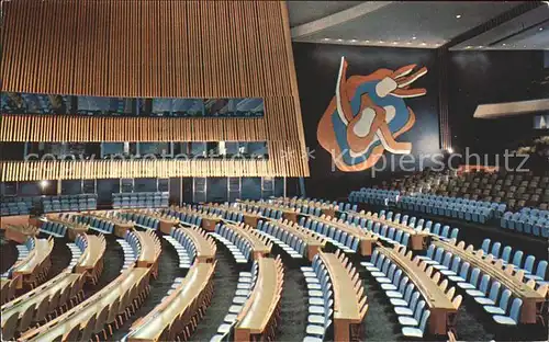 New York City United Nations General Assembly Hall / New York /