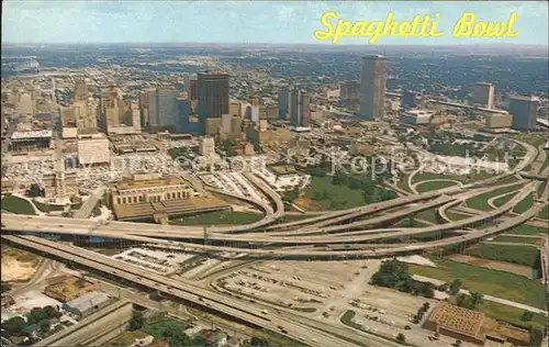 Houston Texas Fliegeraufnahme Spaghetti Bowl Schnellstrassen Kat. Houston