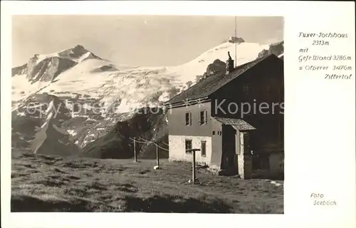 Tuxerjochhaus Zillertal Kat. Finkenberg