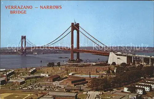New York City Verrazano Narrows Bridge Brooklyn an Richmond / New York /