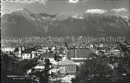 Innsbruck Blick vom Berg Isel Kat. Innsbruck