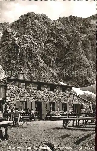 Mittenwald Bayern Bergrestaurant Kat. Mittenwald