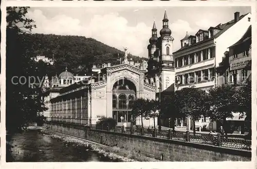 Karlsbad Eger Boehmen Sprudel Kolonnade Kat. Karlovy Vary