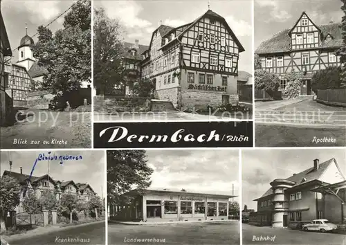 Dermbach Thueringen Rhoen Krankenhaus Apotheke Bahnhof / Dermbach Thueringen /Wartburgkreis LKR