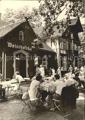 Luebbenau Spreewald Restaurant Wotschofska Terrasse Kat. Luebbenau