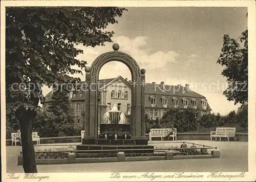 Bad Wildungen Helenenquelle Anlagen Sanatorium Kat. Bad Wildungen