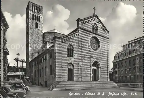 Genova Genua Liguria Chiesa di S. Stefano Kat. Genova
