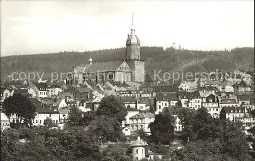 Annaberg Buchholz Erzgebirge mit Pohlberg St. Annen Kirche Kat. Annaberg