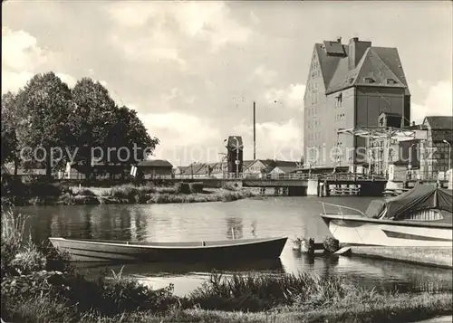 Demmin Mecklenburg Vorpommern Hafen Kat. Demmin