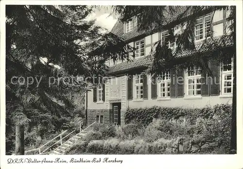 Bad Harzburg DRK Walter Anna Heim Buendheim Kat. Bad Harzburg