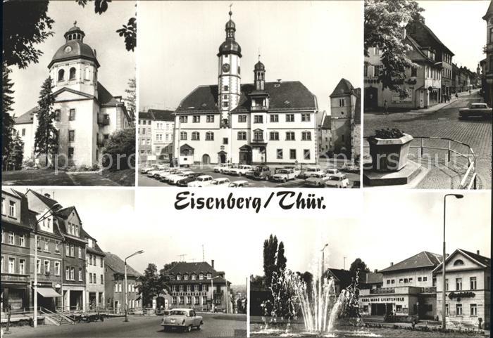 Eisenberg Thueringen Schlosskirche Rathaus Steinweg Kat