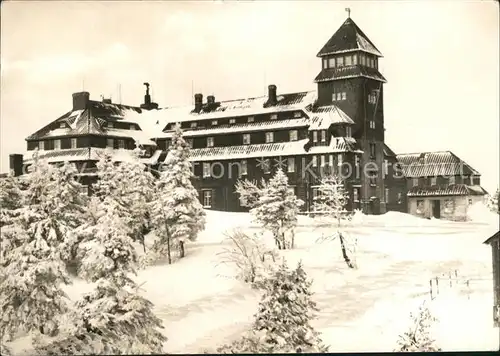 Oberwiesenthal Erzgebirge Fichtelberghaus Kat. Oberwiesenthal