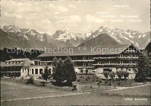 Sonthofen Oberallgaeu Kneippbad Sonnenalp Kat. Sonthofen