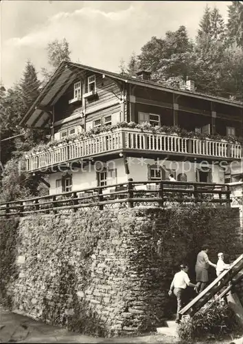 Bad Blankenburg Schweizerhaus im Schwarzatal Kat. Bad Blankenburg