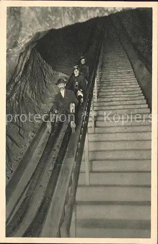 Berchtesgaden Rutschbahn Salzbergwerk Kat. Berchtesgaden