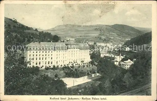 Jachymov Radiove lazne Radium Palace hotel Kat. Sankt Joachimsthal