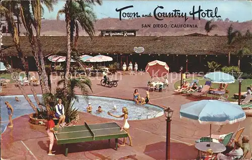 San Diego California Town Country Hotel  Kat. San Diego