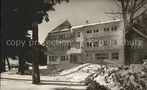 Wieden Schwarzwald Berghotel Wiedener Eck  Kat. Wieden