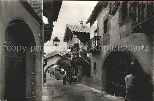 Barcelona Cataluna Puebo Espanol Prinz Viana Gasse Kat. Barcelona