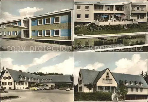 Reinhardshain Bundes Autobahn Rasthaus Hotel Garni Kat. Gruenberg