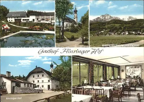 Ainring Gasthof Ainringer Hof Staufen Zwiesel Kat. Ainring
