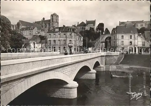 Le Mans Sarthe Pont Isoire et la Sarthe Kat. Le Mans