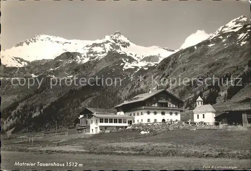 Matrei Osttirol Matreier Tauernhaus Kat. Matrei in Osttirol