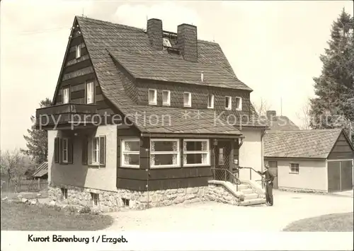 Baerenburg Sachsen Berghaus Kat. Altenberg