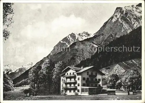 Hinterriss Tirol Herzogl Coburg Gasthof Alpenhof Risser Lalider Falken Kat. Vomp