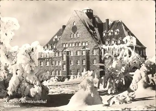 Oberwiesenthal Erzgebirge Sachenbaude Kat. Oberwiesenthal