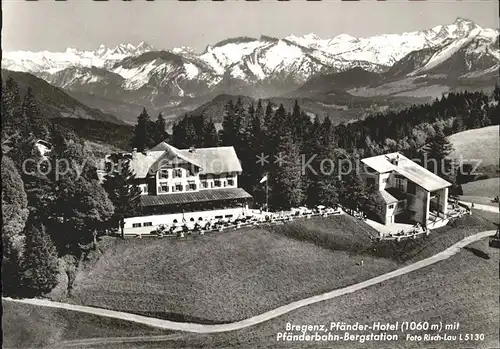 Bregenz Vorarlberg Pfaender Hotel Pfaenderbahn Bergstation Kat. Bregenz