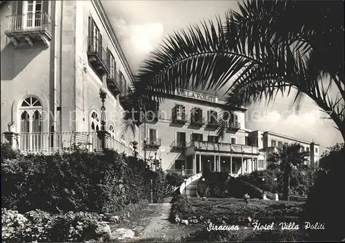Siracusa Hotel Villa Politi Kat. Siracusa