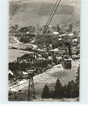 Oberwiesenthal Erzgebirge Luftseilbahn Kat. Oberwiesenthal