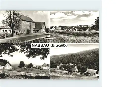 Nassau Erzgebirge Teilansichten Kat. Frauenstein Sachsen