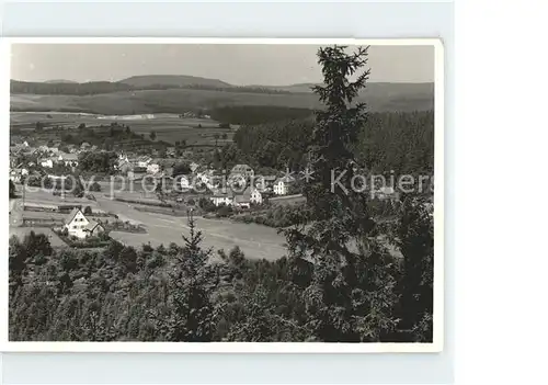 Finsterbergen Ortsansicht Kat. Finsterbergen Thueringer Wald