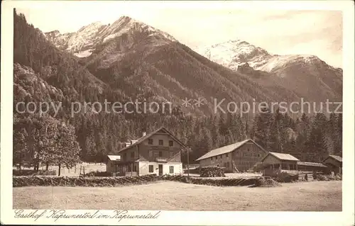 Kaprun Gasthof Kaprunertorl Kat. Kaprun