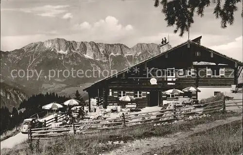 Berchtesgaden Rossfeldskihuette Untersberg Kat. Berchtesgaden