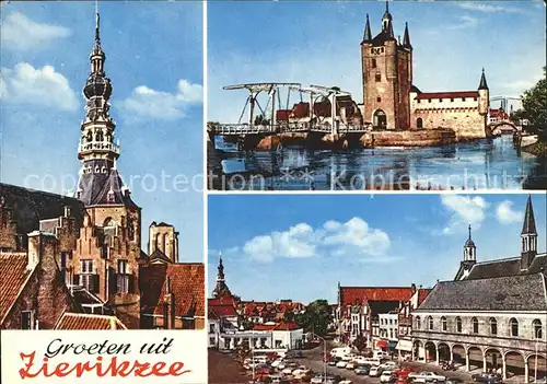 Zierikzee Kirche Hafen  Kat. Zierikzee