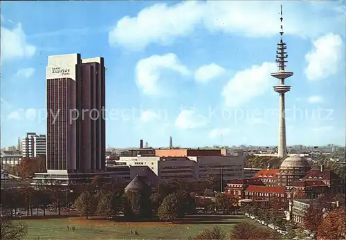 Hamburg Hotel Hamburg Plaza Congress Zentrum Fernsehturm Kat. Hamburg