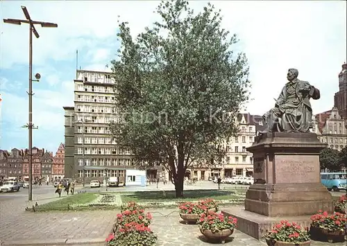 Wroclaw Pomnik Aleksandra Fredry Kat. Wroclaw Breslau