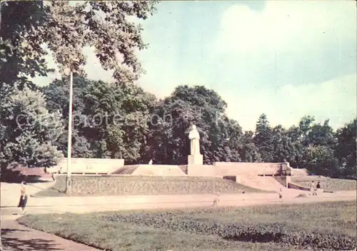 Szczecin Ponmik Adama Mickiewicza Kat. Szczecin Stettin